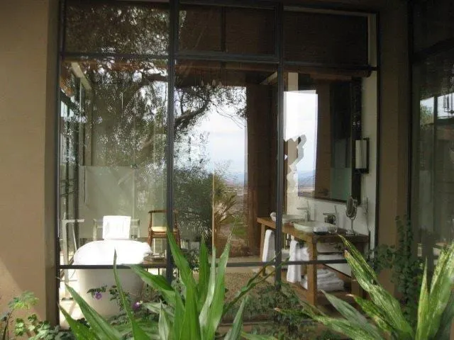 VIP suite overlooking the plains.