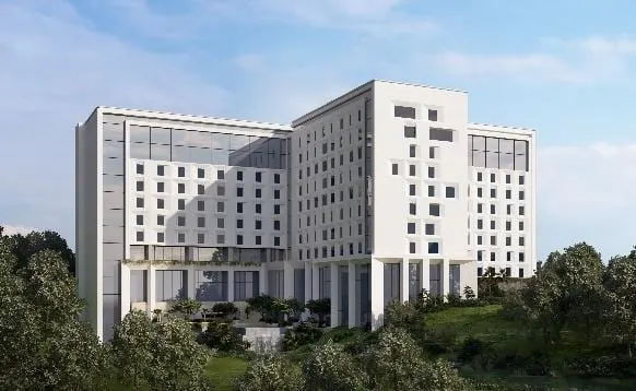Exterior view of the Radisson Collection, Abuja.